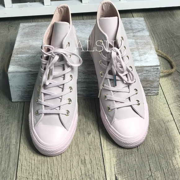 NWT Converse Ctas HI Barely Rose 🌹 W AUTHENTIC - Picture 3 of 8